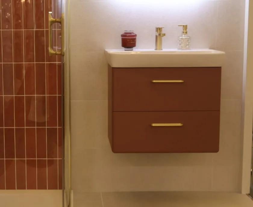Rich Terracotta & Brushed Brass